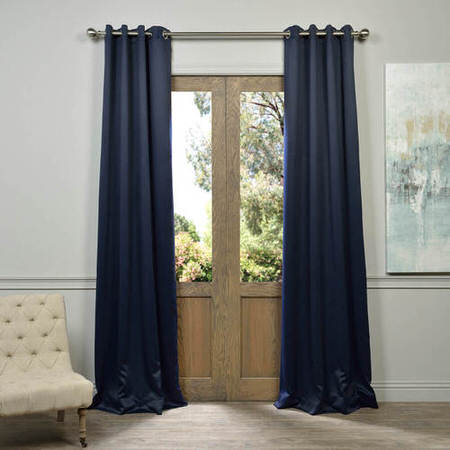 See Grommet Eclipse Blue Blackout Curtain More Images