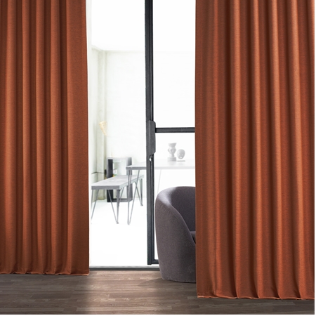 See Persimmon Bellino Blackout Curtain More Images