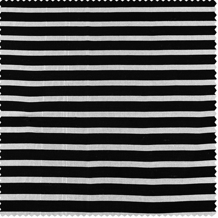 Black & Silver Casual Cotton Swatch