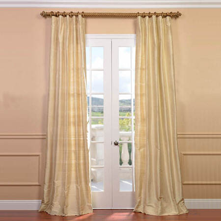 See Maplewood Textured Dupioni Silk Curtain More Images