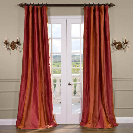 Woodbury Silk Taffeta Stripe Curtain
