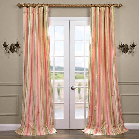 See Serendipity Silk Taffeta Stripe Curtain More Images