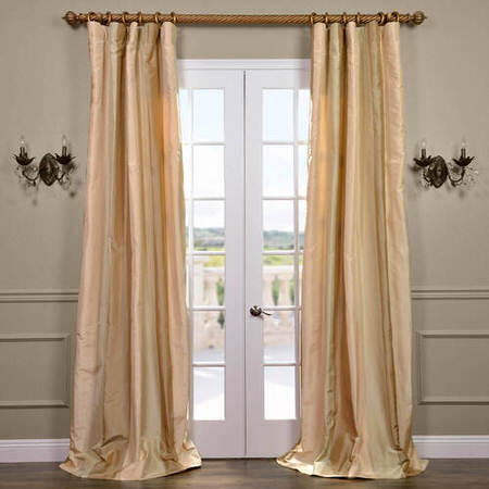 Tulare Silk Taffeta Stripe Curtain