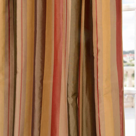 See Pacific Heights Silk Stripe Swatch More Images