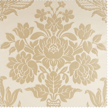Magdelena Champagne Faux Silk Jacquard Swatch