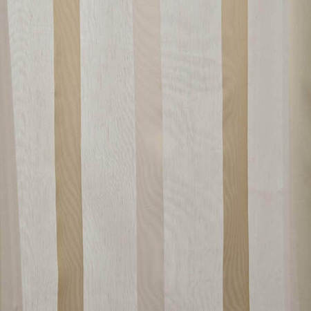 Carlton Creme Linen Blend Stripe Sheer Swatch