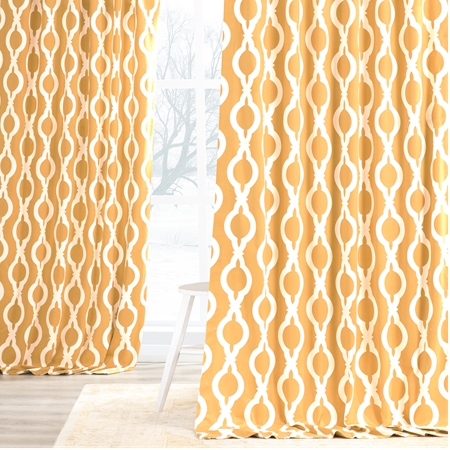 See Medina Printed Cotton Curtain More Images