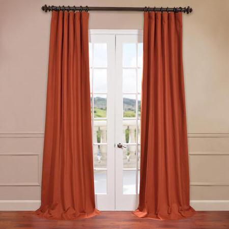 See Bombay Rust Cotton Twill Curtain More Images