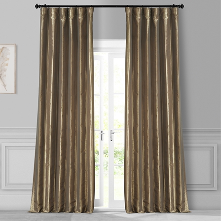 See Gold Nugget Faux Silk Taffeta Curtain More Images