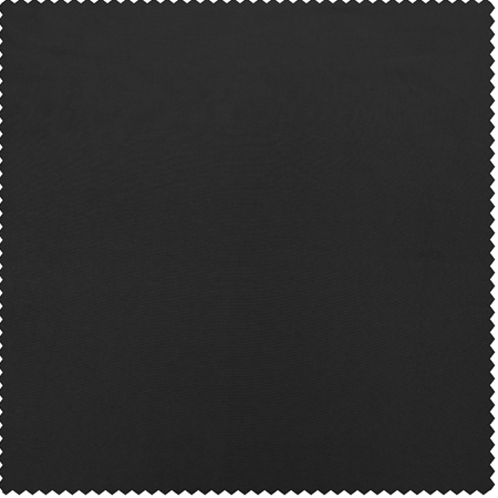 See Jet Black Faux Silk Taffeta Swatch More Images