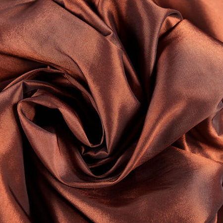 See Paprika Faux Silk Taffeta Swatch More Images
