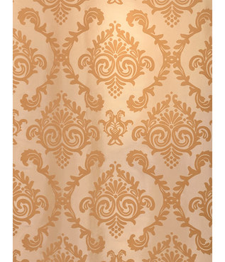 See Parisian Tan Flocked Faux Silk Swatch More Images
