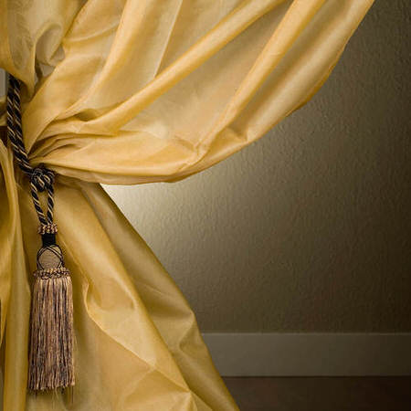 Ivory Silk Organza Sheer Curtain