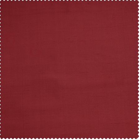 See Bold Red Thai Silk Swatch More Images