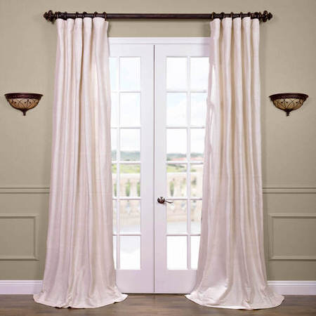 See Coconut Raw Silk Curtain More Images