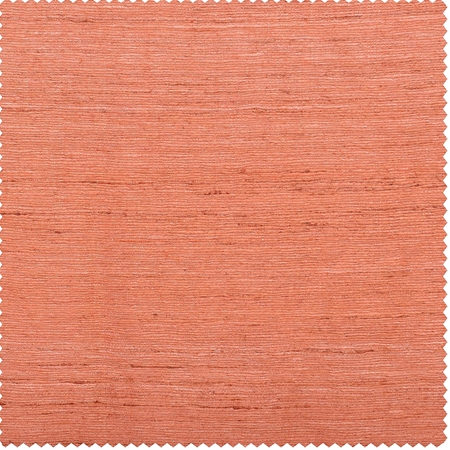 See Terracotta Raw Silk Swatch More Images